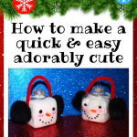 How to Make Really Cute Snowman Ornament Craft DIY Tutorial